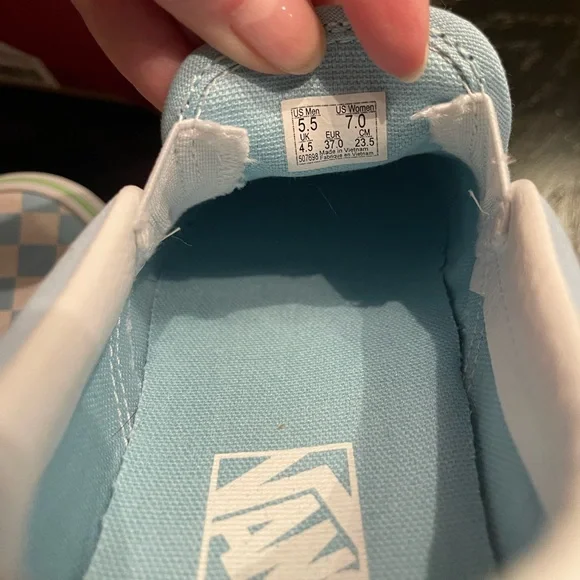 Vans Classic Suede Checkered Slip On Shoe - Picture 4 of 7